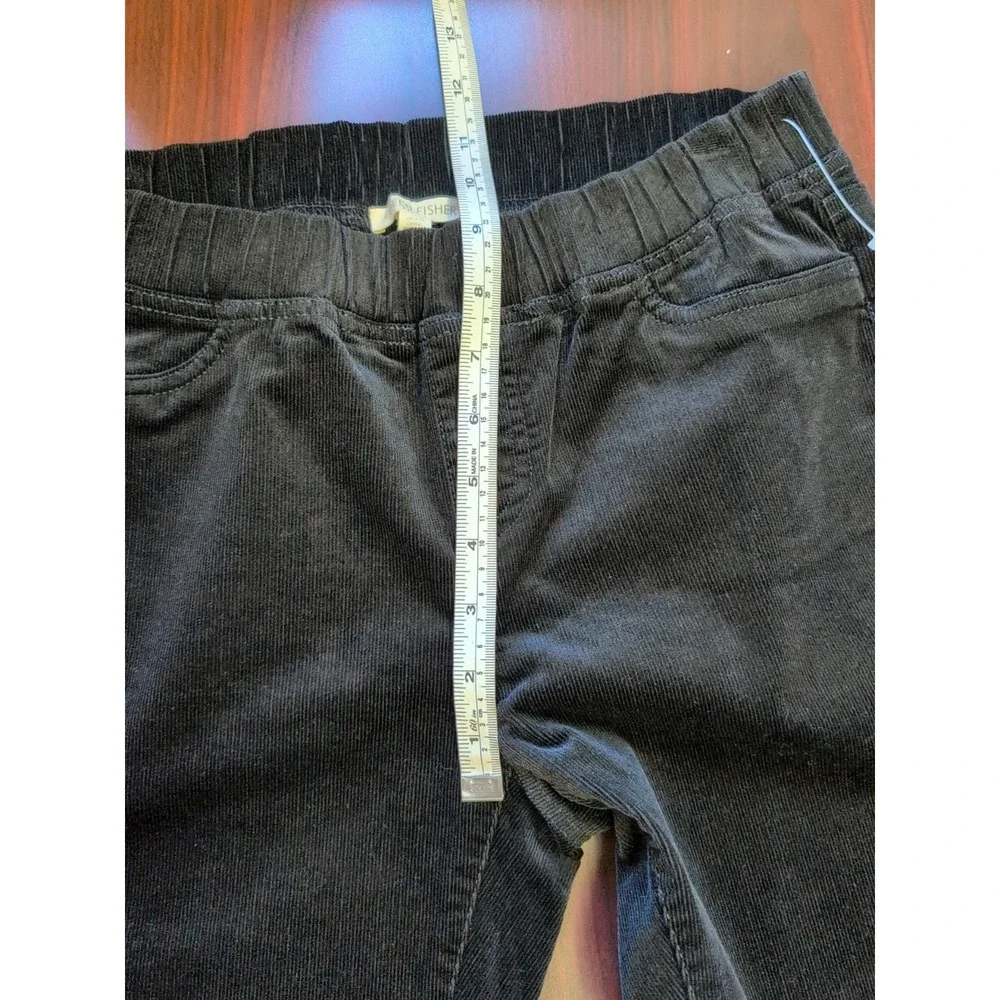 NEW! EILEEN FISHER S Black Pull, On Skinny Cords
